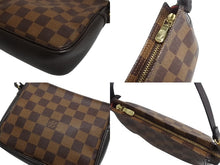 Load image into Gallery viewer, 極美品 LOUIS VUITTON ルイヴィトン トゥルースメイクアップポーチ ハンドバッグ N51982 ダミエキャンバス ブラウン ゴールド金具 中古 4b003425
