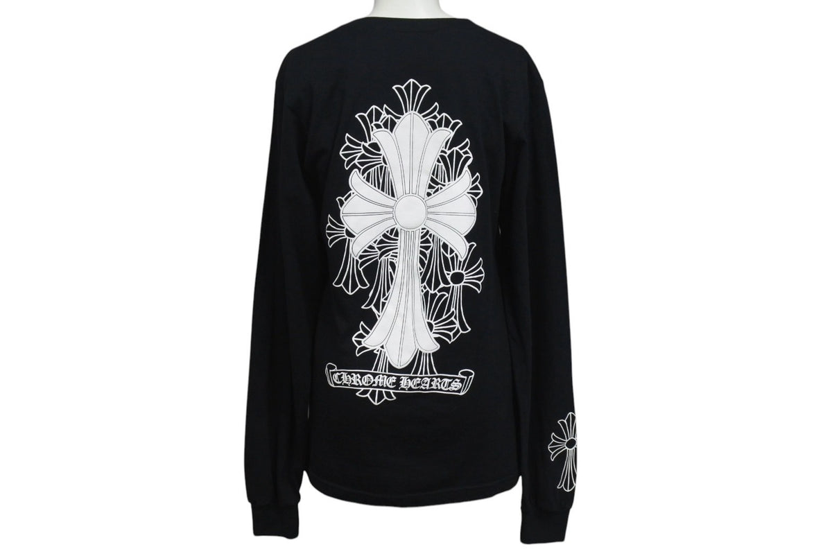 CHROME HEARTS クロムハーツ 長袖Tシャツ ロンT 背面セメタリー