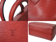 画像をギャラリービューアに読み込む, LOUIS VUITTON ルイヴィトン スピーディ 25 エピ レザー ミニ ボストンバッグ ハンドバッグ カスティリアンレッド M43017 美品 中古 4b001021