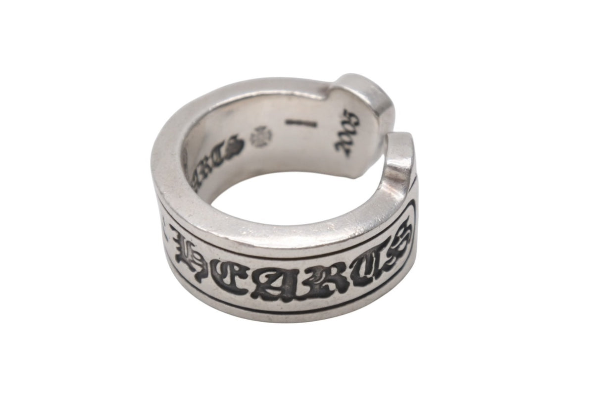 CHROME HEARTS クロムハーツ ラージ スクロースラベル リング 13.5号  