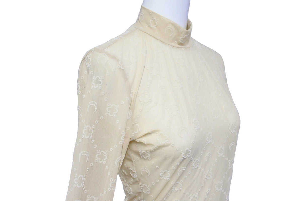 極美品 Marine Serre マリーンセル Crescent Moon シースルー
