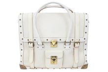 Load image into Gallery viewer, LOUIS VUITTON ルイヴィトン エクストラヴァガン 限定品 ハンドバッグ スハリレザー アイボリー スタッズ M91803 中古 47954