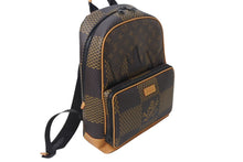 Load image into Gallery viewer, 極美品 LOUIS VUITTON ルイヴィトン NIGO キャンパス バックパック N40380 モノグラム ダミエ ジャイアント LVスクエアード 中古 4c071182