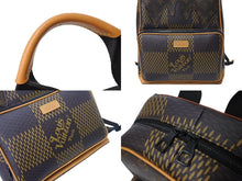 Load image into Gallery viewer, 極美品 LOUIS VUITTON ルイヴィトン NIGO キャンパス バックパック N40380 モノグラム ダミエ ジャイアント LVスクエアード 中古 4c071182