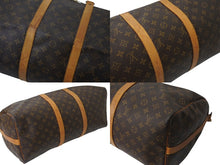 画像をギャラリービューアに読み込む, LOUIS VUITTON ルイヴィトン キーポル50 ボストンバック M41426 VI1910 モノグラム キャンパス ブラウン美品 中古 4c071228