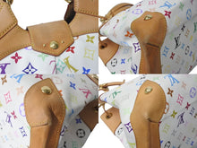 Load image into Gallery viewer, LOUISVUITTON ルイヴィトン モノグラム マルチカラー ウルスラ ブロン ハンドバッグ PVC ヌメ革 M40123 マルチカラー 美品 中古 4c074360
