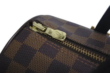 Load image into Gallery viewer, LOUIS VUITTON ルイヴィトン パピヨンPM 26 ハンドバック ダミエ N51304 筒型 ドラム型 エベヌ ブラウン 美品 中古 4c075697