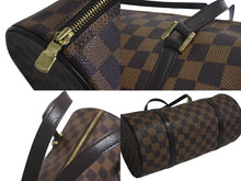 Load image into Gallery viewer, LOUIS VUITTON ルイヴィトン ハンドバッグ パピヨン30 ダミエキャンバス N51303 ブラウン ゴールド金具 美品 中古 4c075705