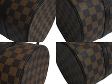 Load image into Gallery viewer, LOUIS VUITTON ルイヴィトン ハンドバッグ パピヨン30 ダミエキャンバス N51303 ブラウン ゴールド金具 美品 中古 4c075705