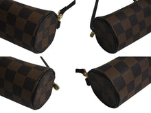 Load image into Gallery viewer, LOUIS VUITTON ルイヴィトン ハンドバッグ パピヨン30 ダミエキャンバス N51303 ブラウン ゴールド金具 美品 中古 4c075705