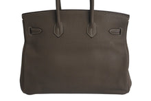 Load image into Gallery viewer, HERMES エルメス BIRKIN バーキン35 ハンドバッグ トゴ エトゥープ ゴールド金具 ◽︎P刻印 美品 中古 4c075711