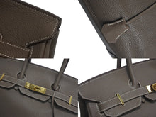 Load image into Gallery viewer, HERMES エルメス BIRKIN バーキン35 ハンドバッグ トゴ エトゥープ ゴールド金具 ◽︎P刻印 美品 中古 4c075711