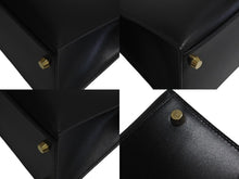 Load image into Gallery viewer, HERMES エルメス ケリー32 外縫い ブラック ◽︎B刻印 カーフスキン ゴールド金具 ハンドバッグ 2WAY 美品 中古 4c075744