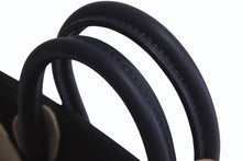 Load image into Gallery viewer, 新品未使用 HERMES エルメス バーキン25 ゴーチーム キャバン ブルーニュイ ブラック フェルト スイフト シルバー金具 中古 4c075836