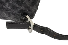 Load image into Gallery viewer, FENDI フェンディ マンマバケット ズッカ柄 ワンショルダーバッグ ハンドバッグ カシミア グレー シルバー金具 美品 中古 4c075888
