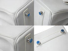 Load image into Gallery viewer, 新品同様 HERMES エルメス バーキン25 ハンドバッグ □L刻印 ホワイト ヴォーエプソン シルバー金具 中古 4b000006