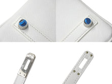 Load image into Gallery viewer, 新品同様 HERMES エルメス バーキン25 ハンドバッグ □L刻印 ホワイト ヴォーエプソン シルバー金具 中古 4b000006
