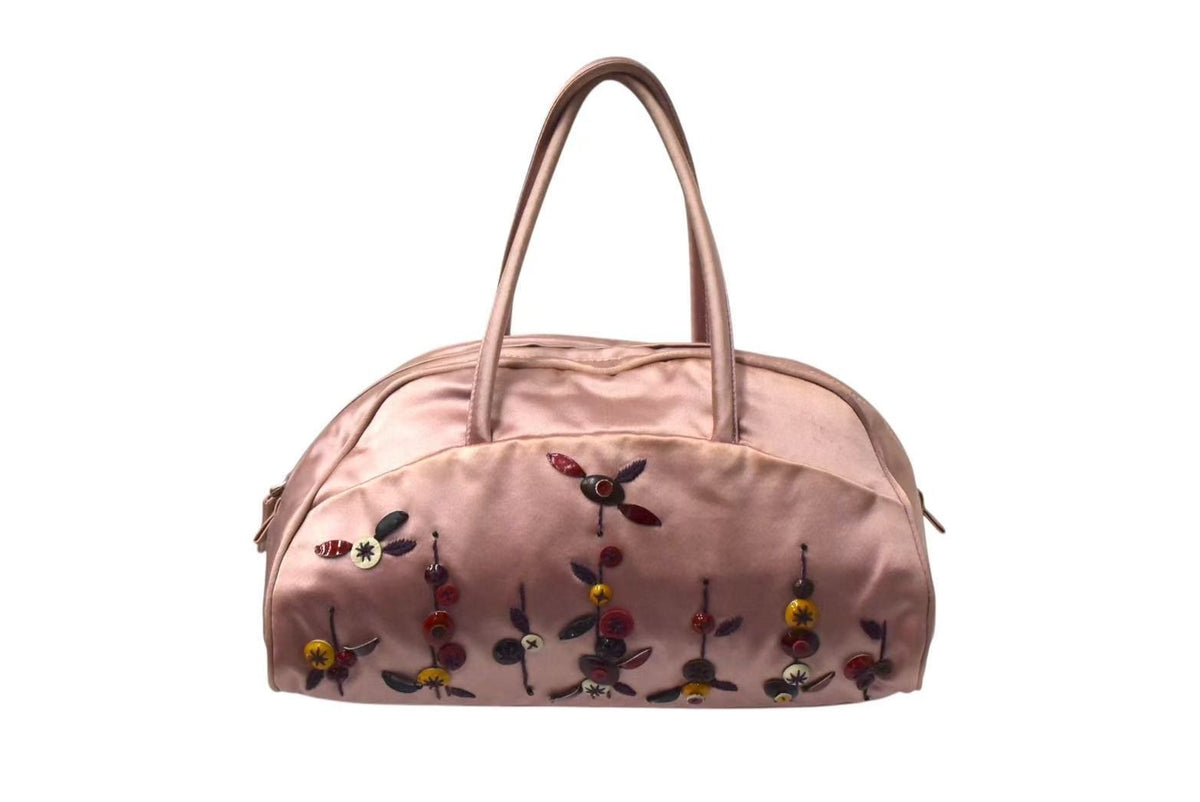 PRADA プラダ ハンドバッグ 刺繍 ミニハンドバッグ B11063