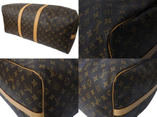 Load image into Gallery viewer, 新品同様 LOUIS VUITTON ルイヴィトン キーポルバンドリエール 55 ボストンバッグ M41414 モノグラム ブラウン 中古 4b000191