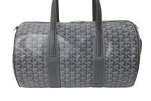 Load image into Gallery viewer, 新品同様 GOYARD ゴヤール バレル40 スポーツバッグ ボストンバッグ BARREL040TY01CL03P PVC レザー グレー シルバー金具 中古 4b000291