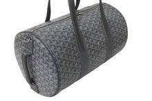 Load image into Gallery viewer, 新品同様 GOYARD ゴヤール バレル40 スポーツバッグ ボストンバッグ BARREL040TY01CL03P PVC レザー グレー シルバー金具 中古 4b000291
