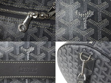 Load image into Gallery viewer, 新品同様 GOYARD ゴヤール バレル40 スポーツバッグ ボストンバッグ BARREL040TY01CL03P PVC レザー グレー シルバー金具 中古 4b000291