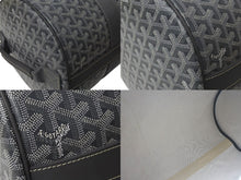 Load image into Gallery viewer, 新品同様 GOYARD ゴヤール バレル40 スポーツバッグ ボストンバッグ BARREL040TY01CL03P PVC レザー グレー シルバー金具 中古 4b000291