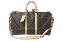 Load image into Gallery viewer, 新品同様 LOUIS VUITTON ルイヴィトン キーポル バンドリエール45 ボストンバッグ M41418 モノグラムキャンバス 中古 4b000304