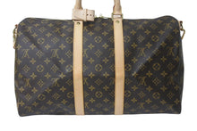Load image into Gallery viewer, 新品同様 LOUIS VUITTON ルイヴィトン キーポル バンドリエール45 ボストンバッグ M41418 モノグラムキャンバス 中古 4b000304