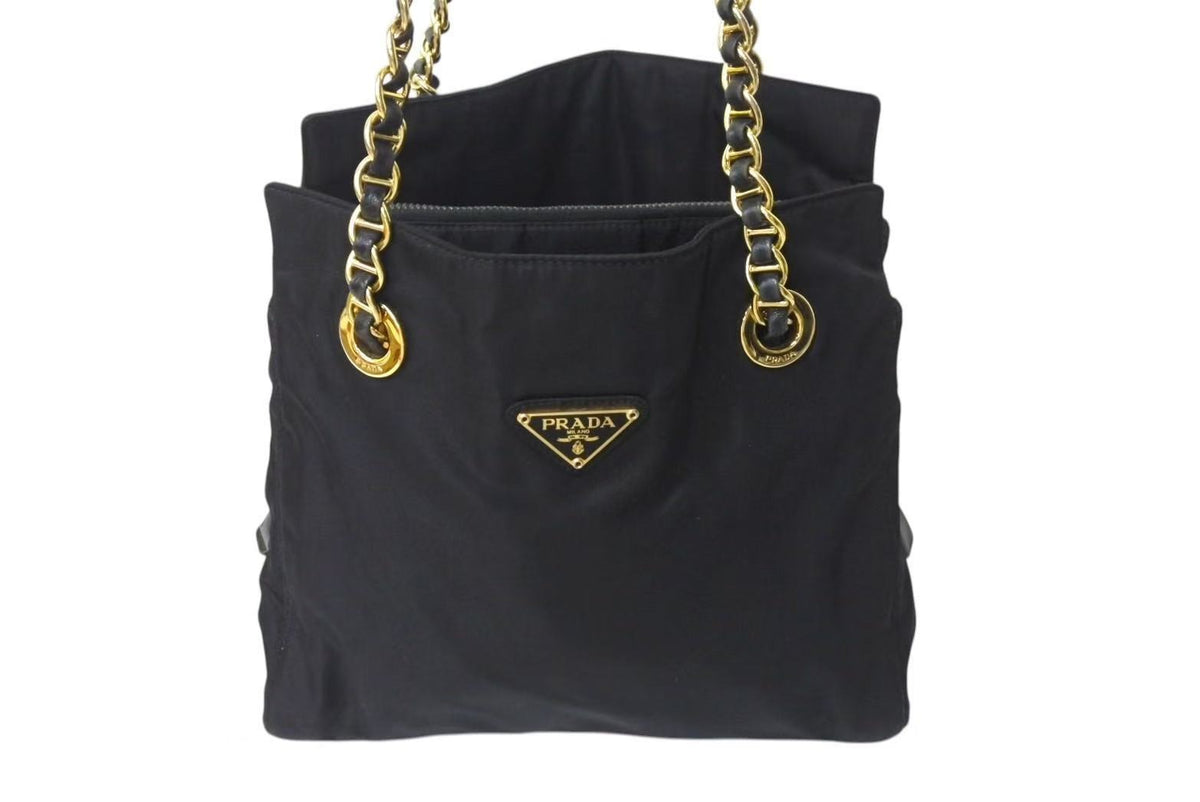 希少】PRADA プラダ パイソン ゴールドロゴ ハンドバッグ トート