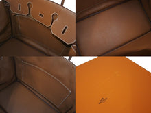 Load image into Gallery viewer, 新品同様品 HERMES エルメス バーキン40 ゴールド トゴ 40cm W刻印 シルバー金具 ハンドバッグ 中古 4b000425