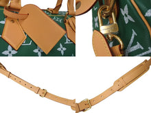 Load image into Gallery viewer, 新品同様 LOUIS VUITTON ルイヴィトン モノグラム スピーディ P9 バンドリエール 50 M46991 ヴェール カーフレザー グリーン 中古 4b000428