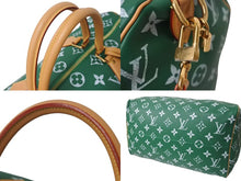 Load image into Gallery viewer, 新品同様 LOUIS VUITTON ルイヴィトン モノグラム スピーディ P9 バンドリエール 50 M46991 ヴェール カーフレザー グリーン 中古 4b000428