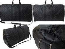 Load image into Gallery viewer, 新品同様 LOUIS VUITTON ルイヴィトン キーポル バンドリエール55 ボストンバッグ M40605 モノグラム エクリプス 中古 4b000508