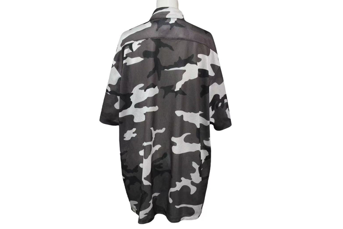 Supreme カモフラージュシャツ FW20 Supreme Camo Mesh S/S Shirt - カモ メッシュ シャツ