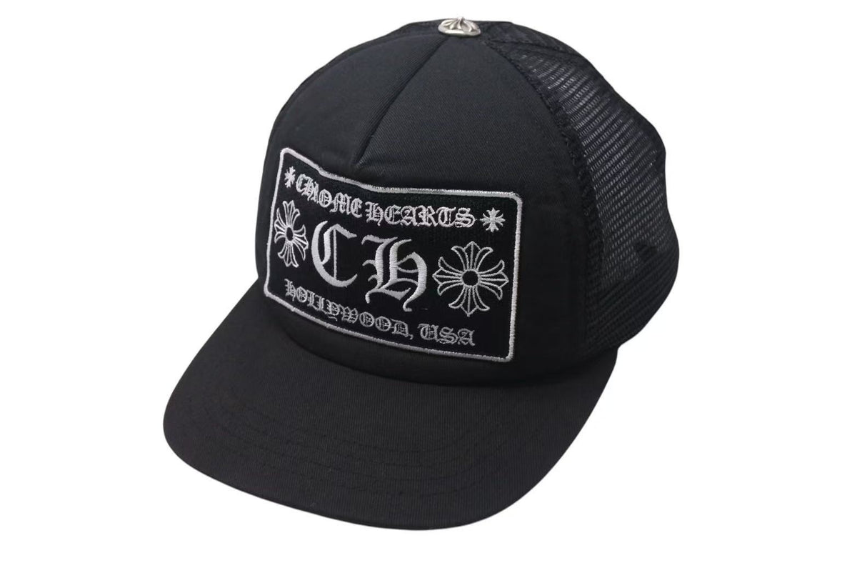 CHROME HEARTS クロムハーツ トラッカー キャップ CHロゴ 刺繍