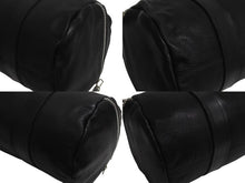 Load image into Gallery viewer, CHROME HEARTS クロムハーツ DUFFLE TINY タイニーダッフル ボストンバッグ ダガージップ レザー シルバ−925 ブラック 美品 中古 4b000810