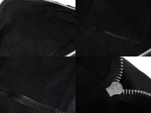 Load image into Gallery viewer, CHROME HEARTS クロムハーツ DUFFLE TINY タイニーダッフル ボストンバッグ ダガージップ レザー シルバ−925 ブラック 美品 中古 4b000810