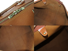 Load image into Gallery viewer, LOUIS VUITTON ルイヴィトン エピ キーポル50 ボストンバッグ ハンドバッグ M42968 エピレザー ブラウン ゴールド金具 美品 中古 4b001008