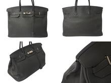 Load image into Gallery viewer, HERMES エルメス バーキン40 カーキ トゴ 40cm □P刻印 シルバー金具 ハンドバッグ 美品 中古 4b001117