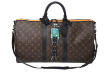 Load image into Gallery viewer, 新品同様 ルイヴィトン キーポル バンドリエール 50 ズームと仲間たちの冒険 ボストンバッグ M45616 フレンズ シリーズ 中古 4b001386
