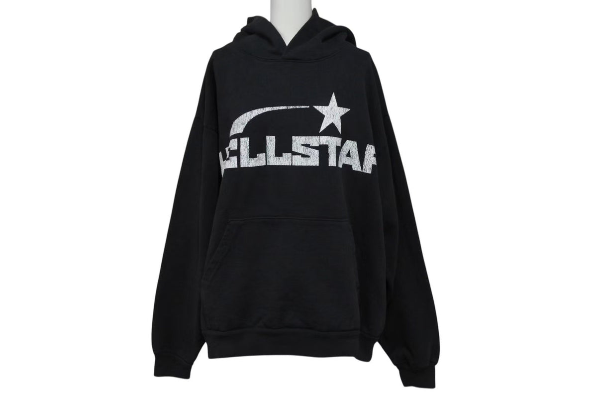 Hellstar パーカー ヘルスター Unisex Hellstar antique old mud-dyed crack printprinted