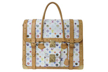 Load image into Gallery viewer, LOUIS VUITTON × 村上隆 ルイヴィトン ボストンバッグ サックジギャンティック M92057 ブロン マルチ ゴールド金具 美品 中古 4b001467