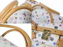 Load image into Gallery viewer, LOUIS VUITTON × 村上隆 ルイヴィトン ボストンバッグ サックジギャンティック M92057 ブロン マルチ ゴールド金具 美品 中古 4b001467
