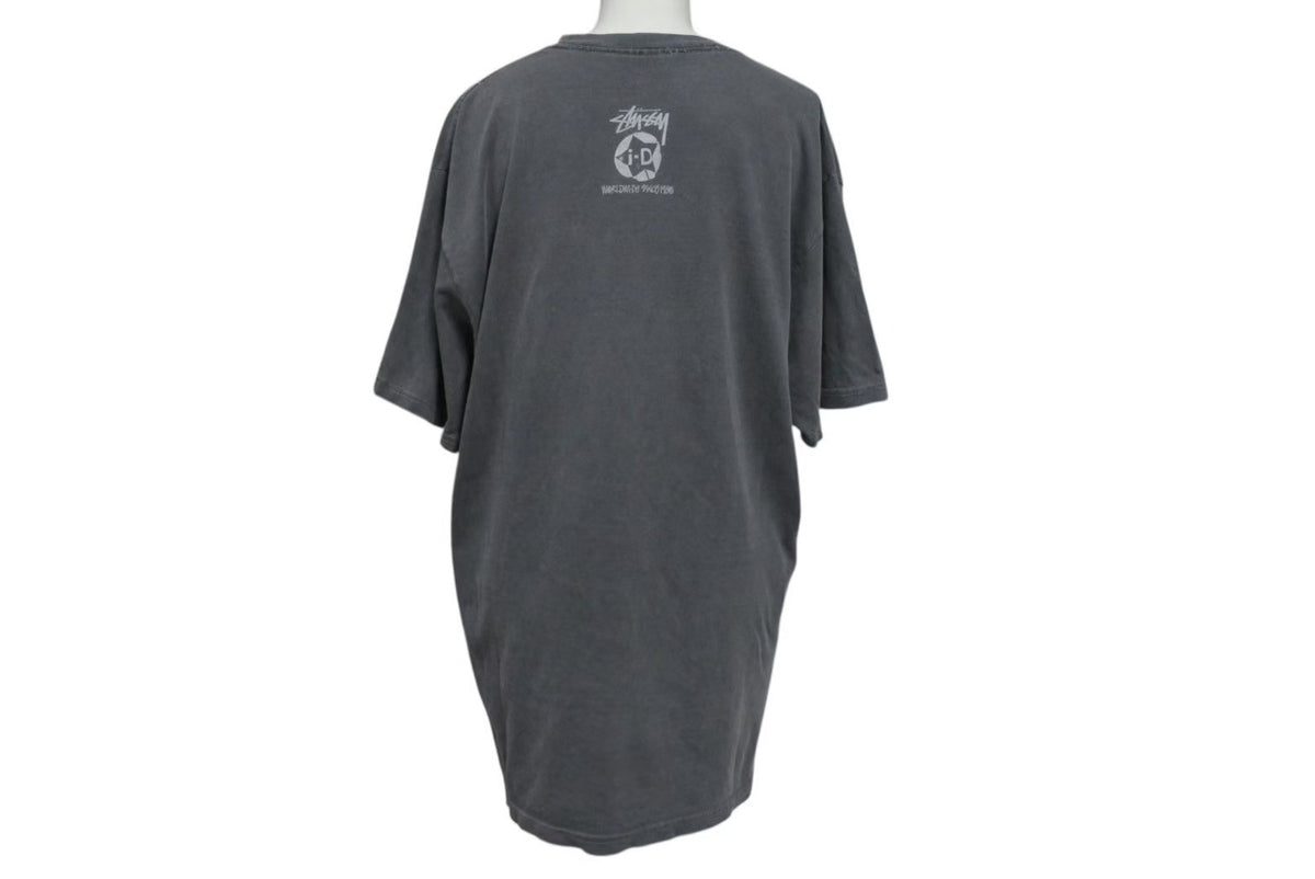STUSSY メッシュ ゲームシャツ L ブラック ポリエステル STUSSY x i-D ステューシー コラボレーション ワールドツアー
