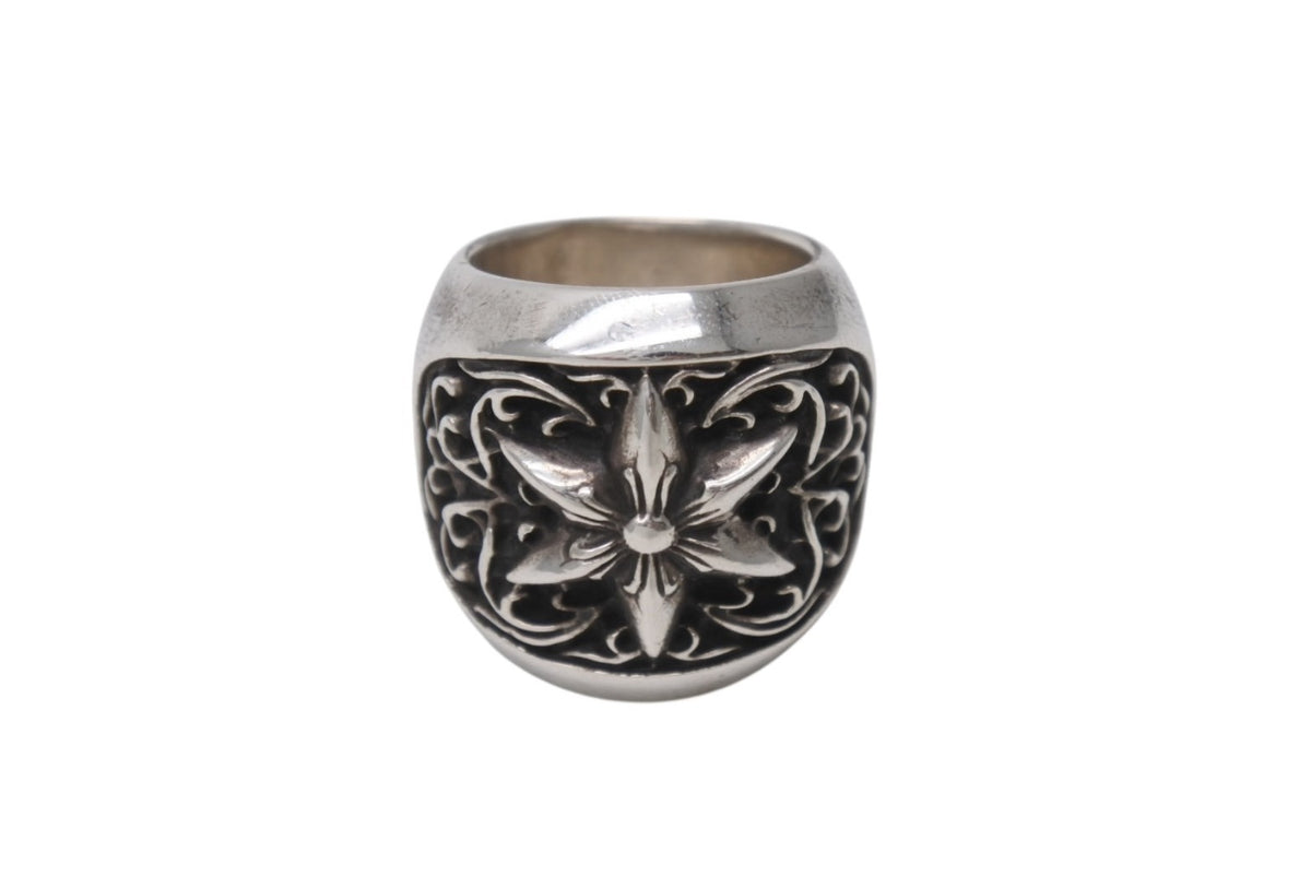 極美品 CHROME HEARTS クロムハーツ クラシック オーバルスターリング  