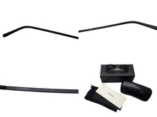 Load image into Gallery viewer, CHANEL シャネル リムレス サングラス 4093-B C.170/11 A71152 サイズ56□16 130 ココマーク ラインストーン ブラック 美品 中古 4b001976