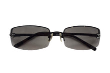Load image into Gallery viewer, CHANEL シャネル リムレス サングラス 4093-B C.170/11 A71152 サイズ56□16 130 ココマーク ラインストーン ブラック 美品 中古 4b001976