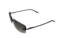 Load image into Gallery viewer, CHANEL シャネル リムレス サングラス 4093-B C.170/11 A71152 サイズ56□16 130 ココマーク ラインストーン ブラック 美品 中古 4b001976