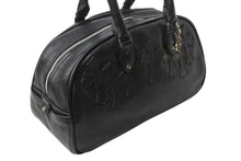 Load image into Gallery viewer, CHROME HEARTS クロムハーツ 新型 スモール ジムバッグ セメタリークロスパッチ ボストンバッグ CHチャーム ブラック 美品 中古 4b002198